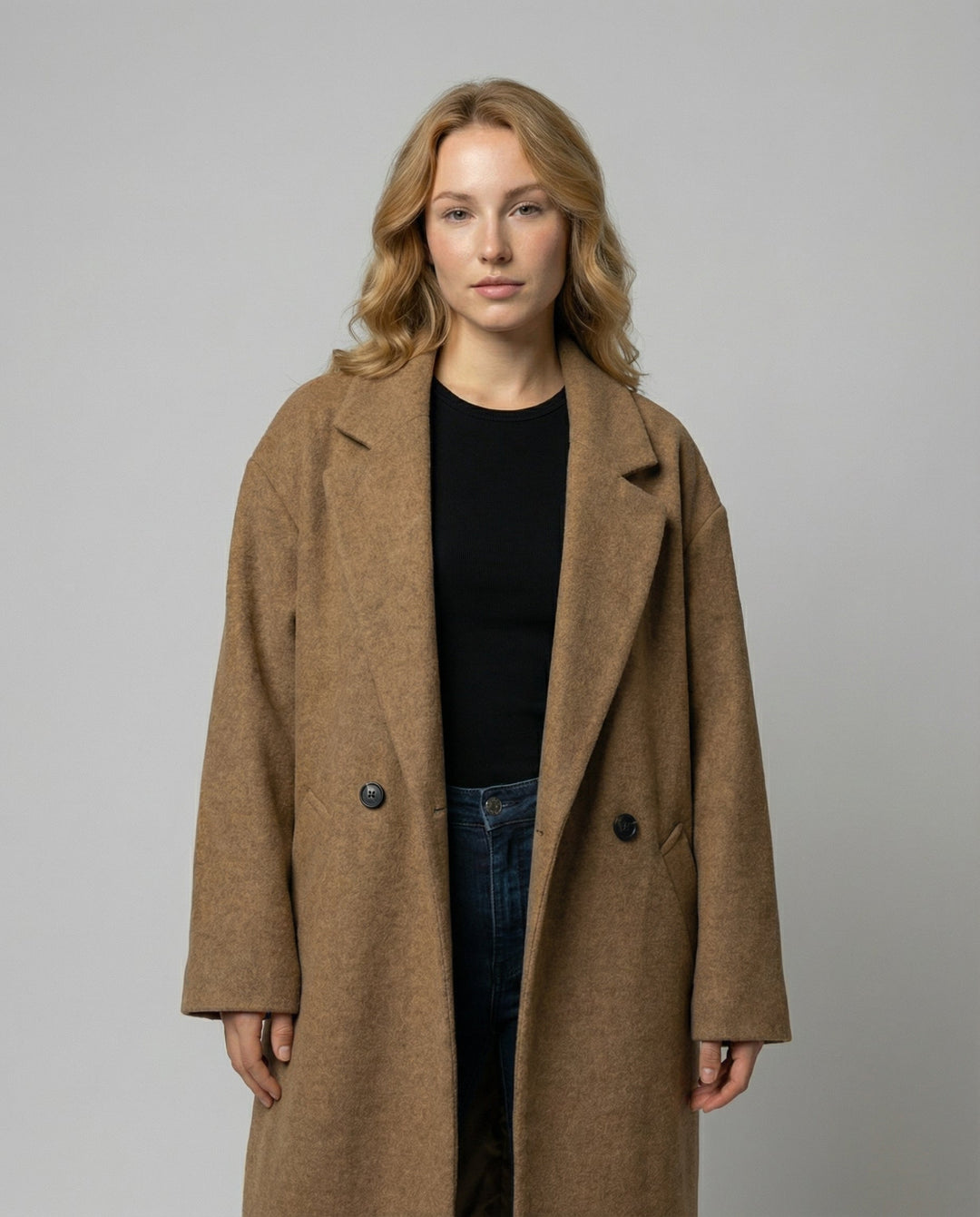 More Elegant Oversized Wool Coat Women | Heidi Fashion