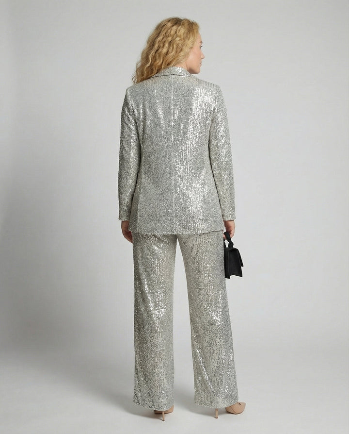 Glittering Elegant Blazer Suit Women | Amarae