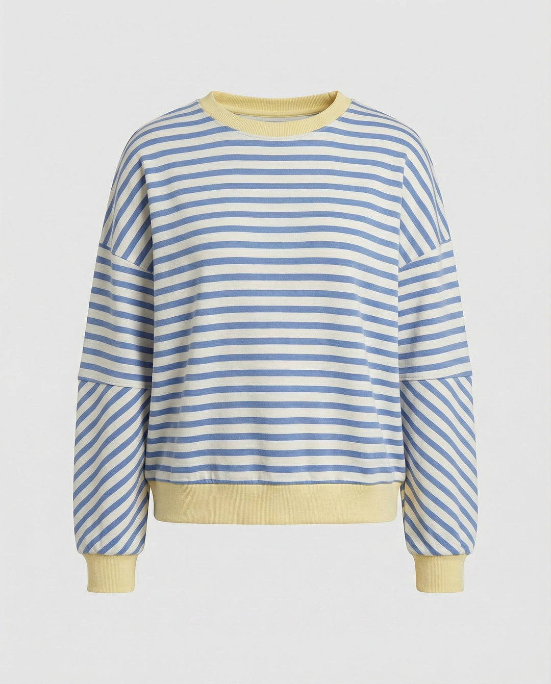 Boxy Sweatshirt Women Striped | Amarae