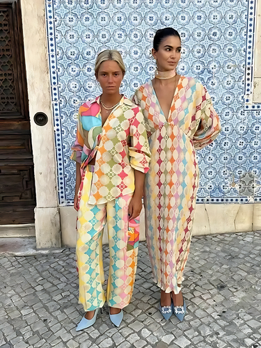 Amarae | Colorful Geometric Set for Women