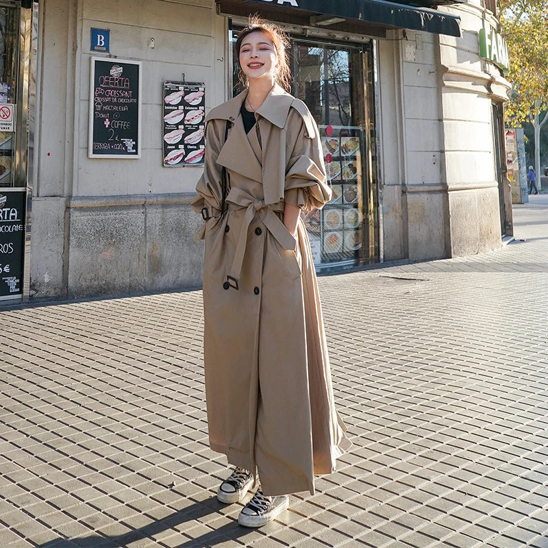 Amarae | Women's trench coat - Classic double-breasted design