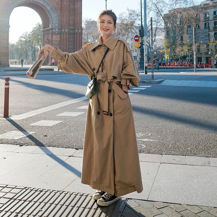 Amarae | Women's trench coat - Classic double-breasted design
