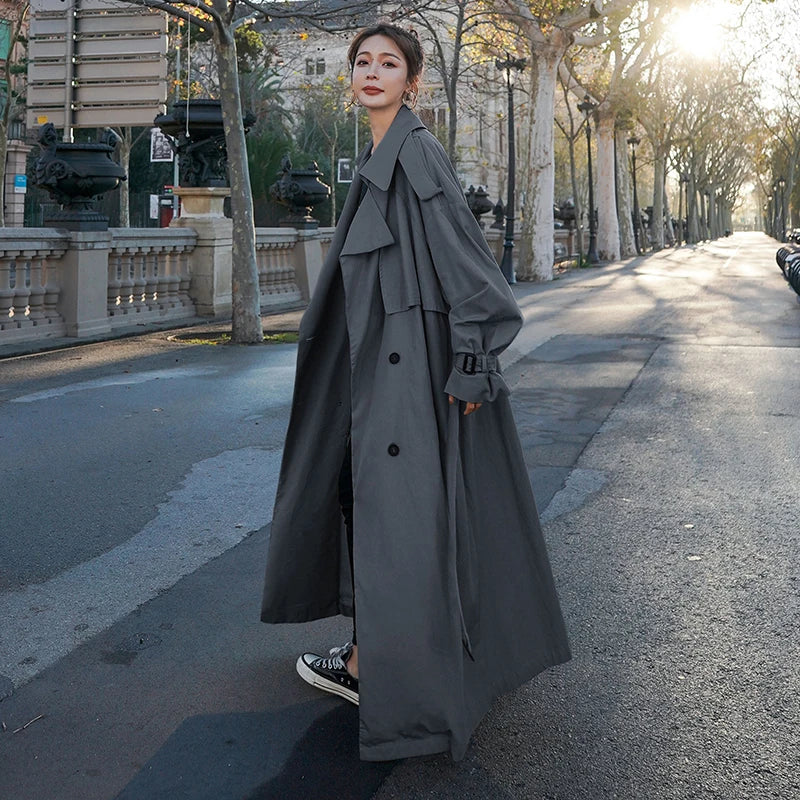 Amarae | Women's trench coat - Classic double-breasted design