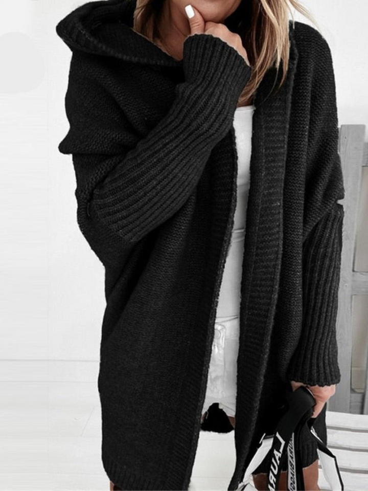Lune London | Oversized Hooded Cardigan for Women - Long
