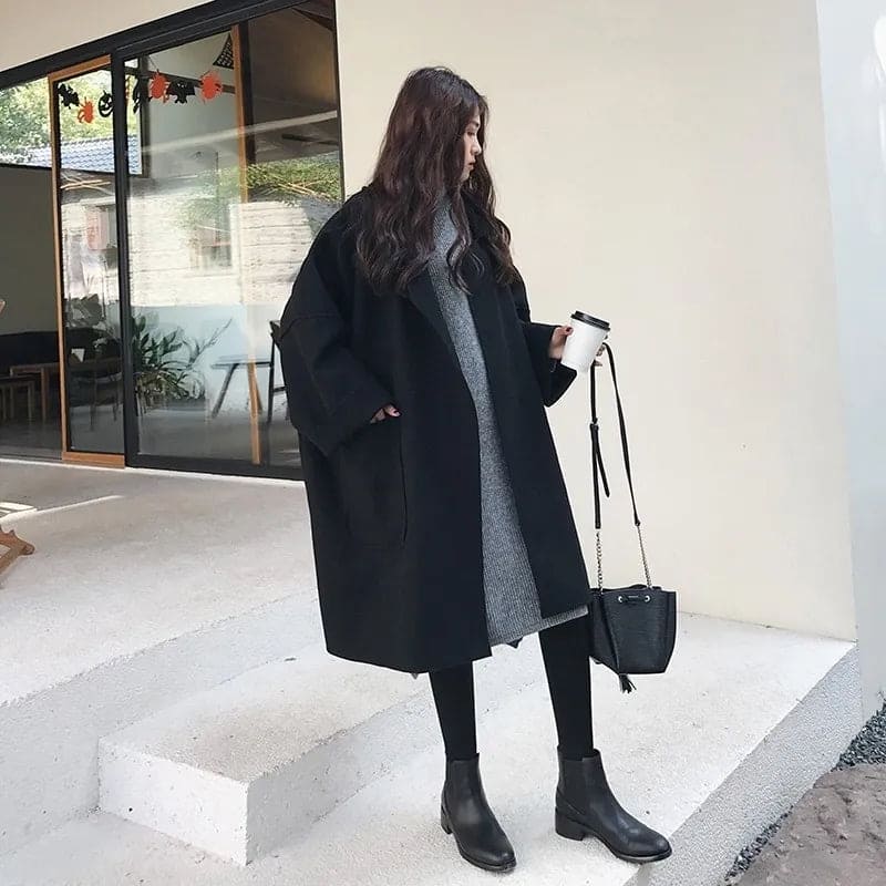 Lune London | Plus Size Trench Coat for Women - Wool Blend