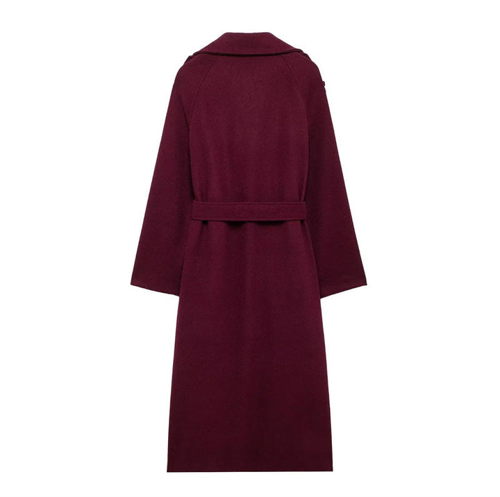 Lune London | Elegant Burgundy Coat