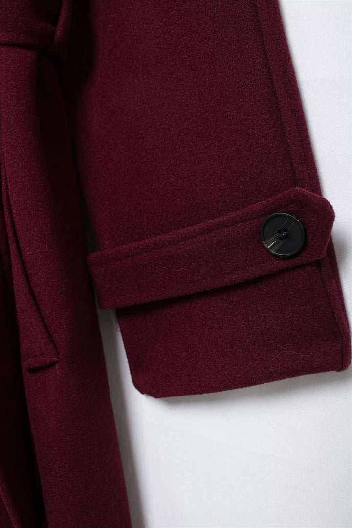 Lune London | Elegant Burgundy Coat