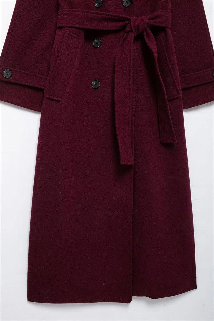 Lune London | Elegant Burgundy Coat