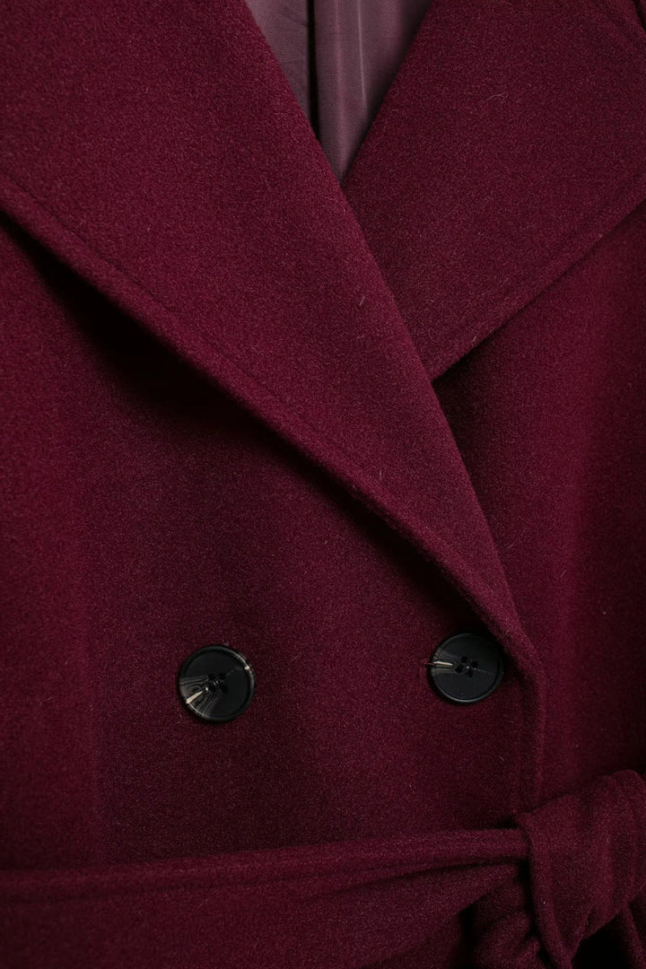 Lune London | Elegant Burgundy Coat