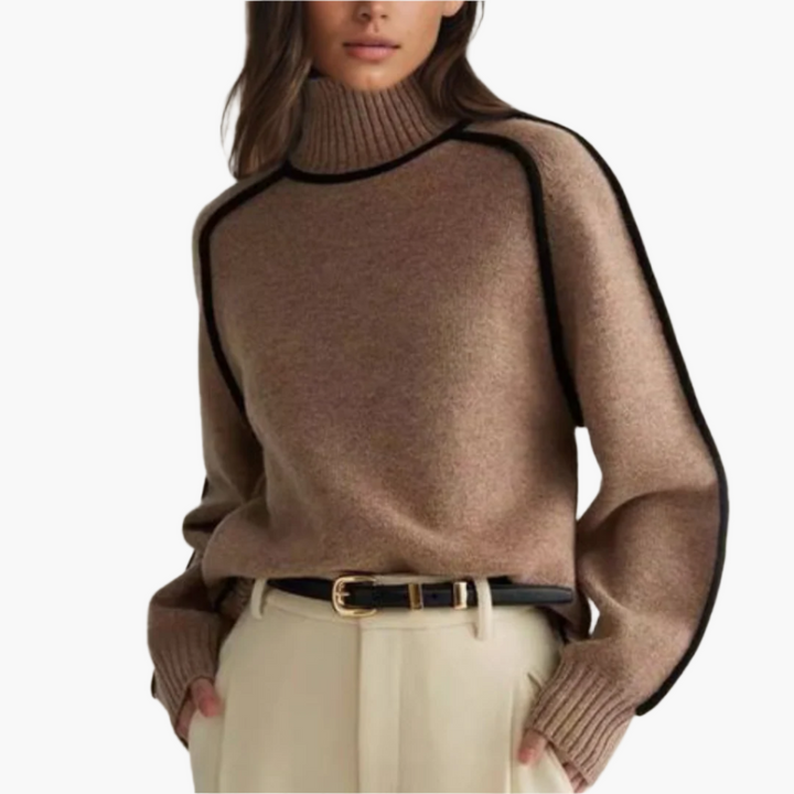 Lune London | Turtleneck Sweater - Modern oversized knit sweater for autumn and winter