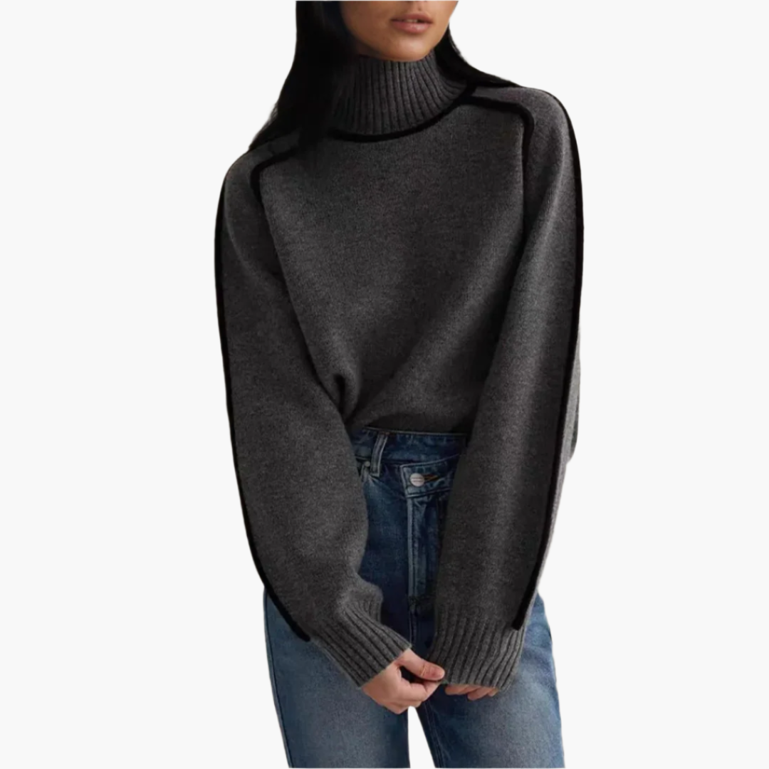 Lune London | Turtleneck Sweater - Modern oversized knit sweater for autumn and winter