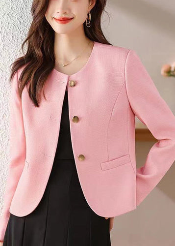 Amarae | Short cotton coats with metal buttons