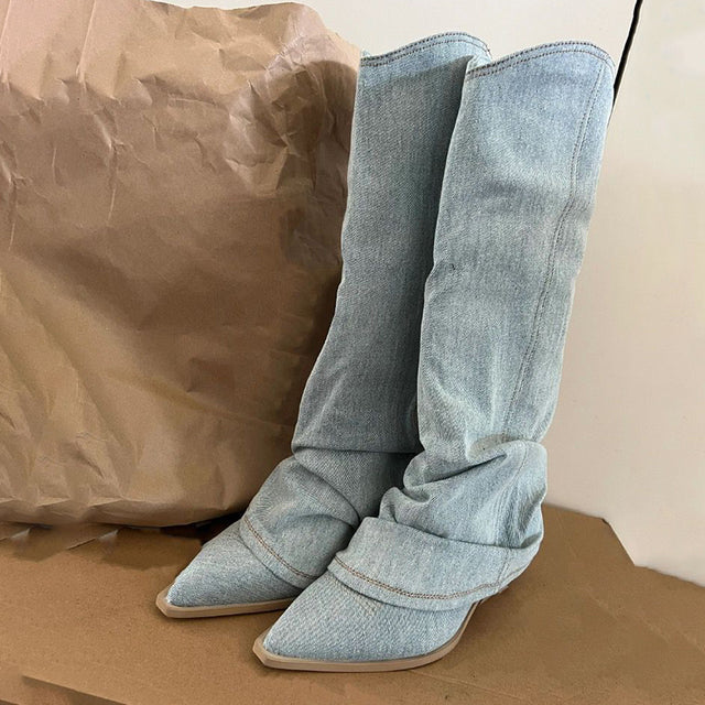 Lune London | Stylish Denim Boots