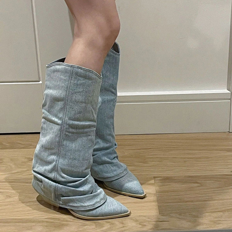 Lune London | Stylish Denim Boots