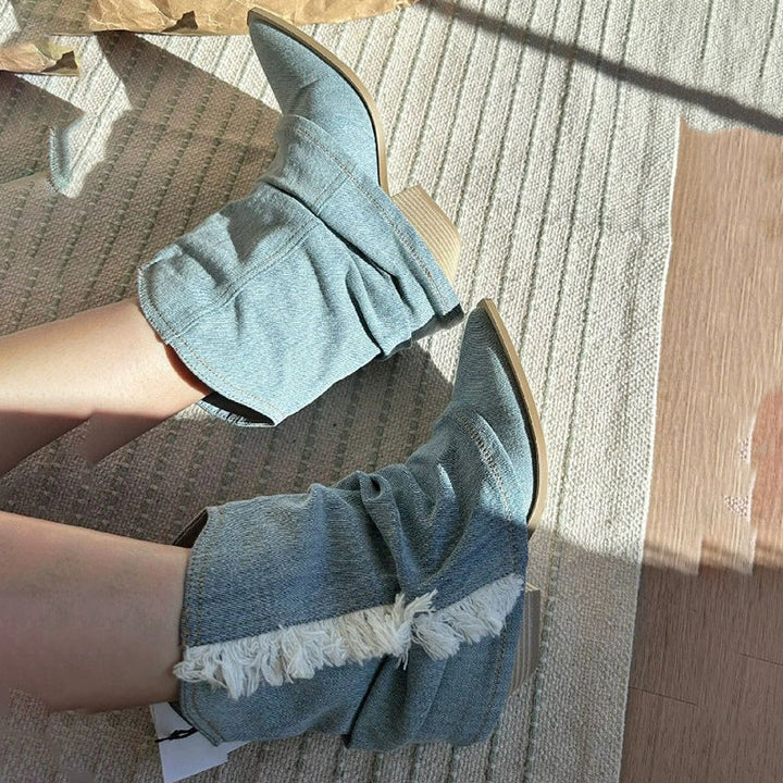 Lune London | Stylish Denim Boots