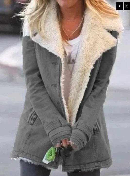 Amarae | Veste à revers - Parka pour femmes, manteau d'hiver pour l'automne et l'hiver