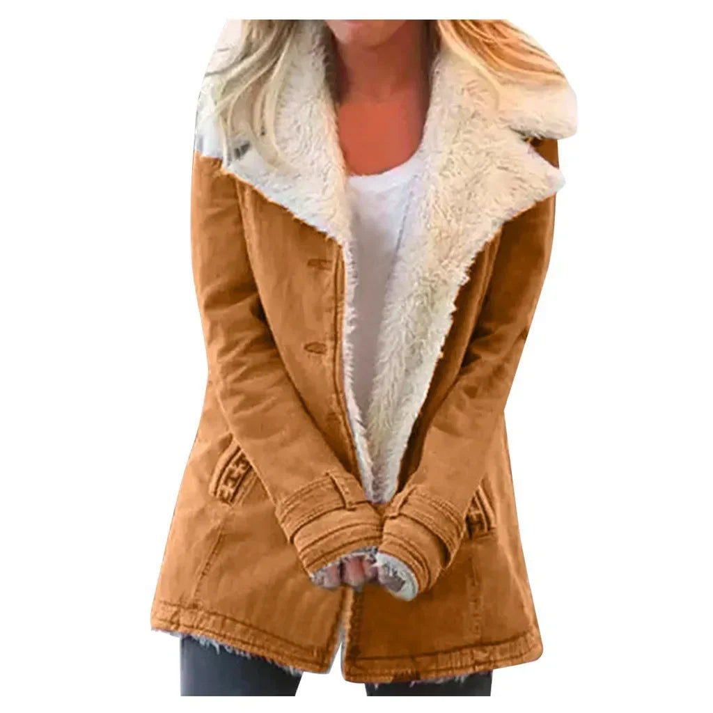 Amarae | Veste à revers - Parka pour femmes, manteau d'hiver pour l'automne et l'hiver