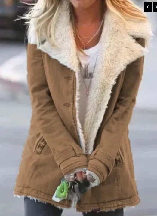 Amarae | Veste à revers - Parka pour femmes, manteau d'hiver pour l'automne et l'hiver