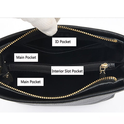 Chic Und Stil | Minimalistic Leather Shoulder Bag for Women