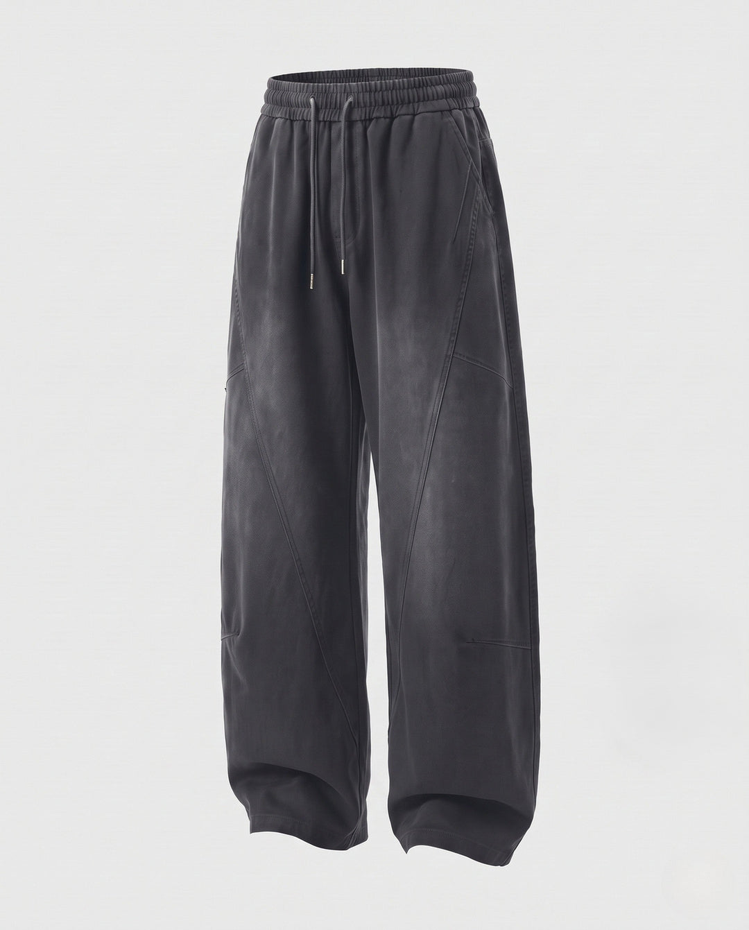Women's wide balloon pants with drawstring and utility seams Amarae