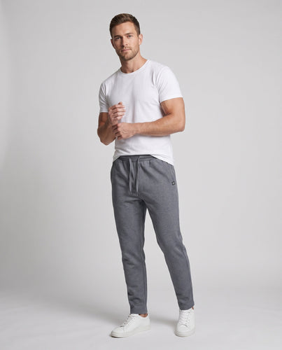 Men's thermo jogging pants with fleece lining, drawstring and elastic cuffs Amarae