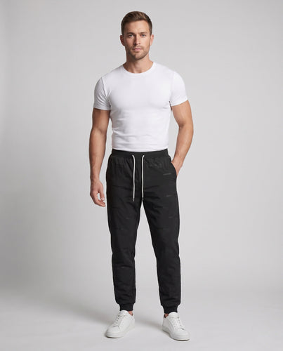 Men's warming thermo joggers with windproof microfibre shell and teddy lining Amarae