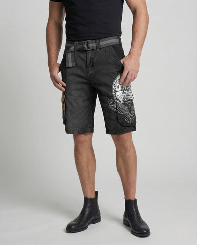 Men's Cargo Shorts Cotton Blend Multi-Pockets