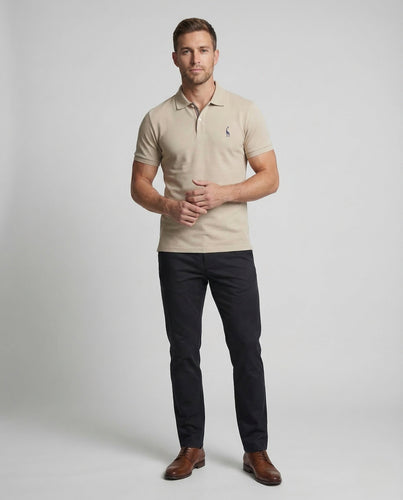 Men's Polo Shirt Short Sleeve Piqué Emblem