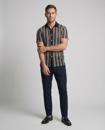 Men's Mesh Shirt Short Sleeve