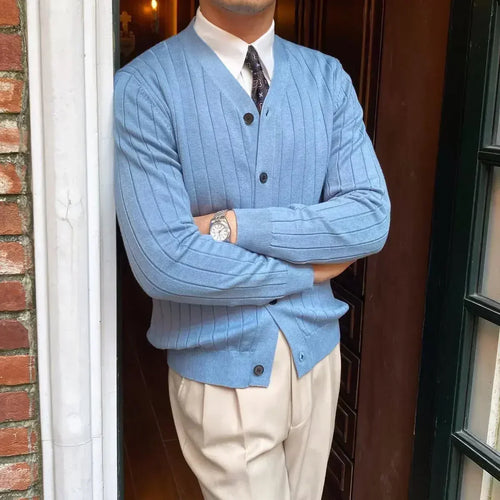 Amarae | V-neck men's cardigan for men