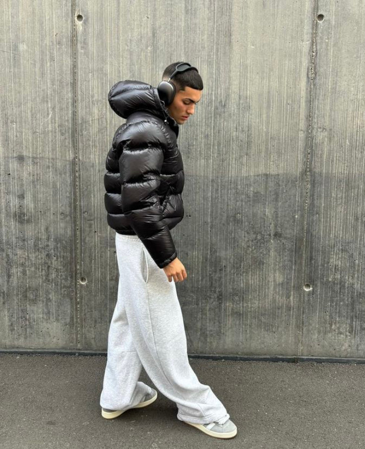 Amarae | Quilted Winter Jacket for Men - With Hood, Sherpa Lining