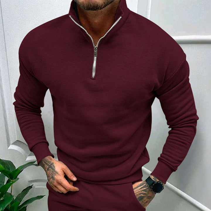 Chic Und Stil | Men's Pullover Half Zipper