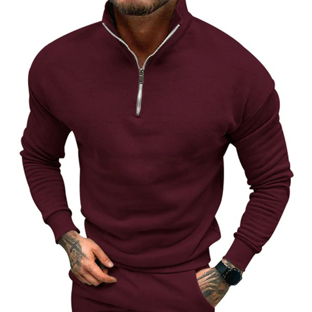 Chic Und Stil | Men's Pullover Half Zipper