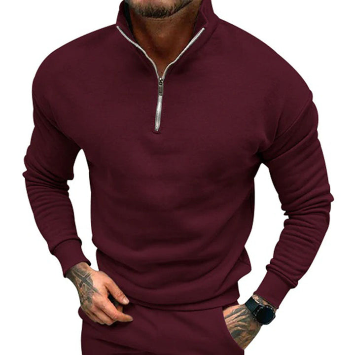 Chic Und Stil | Men's Pullover Half Zipper