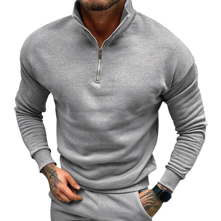Chic Und Stil | Men's Pullover Half Zipper