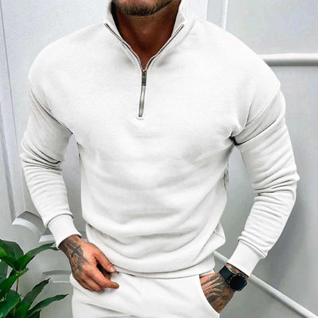Chic Und Stil | Men's Pullover Half Zipper