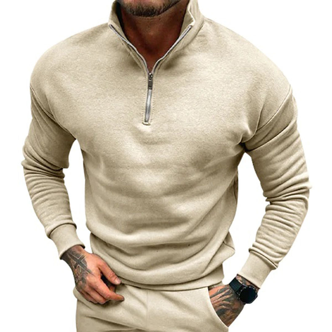Chic Und Stil | Men's Pullover Half Zipper