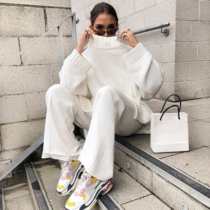 Lune London | Torn turtleneck sweater