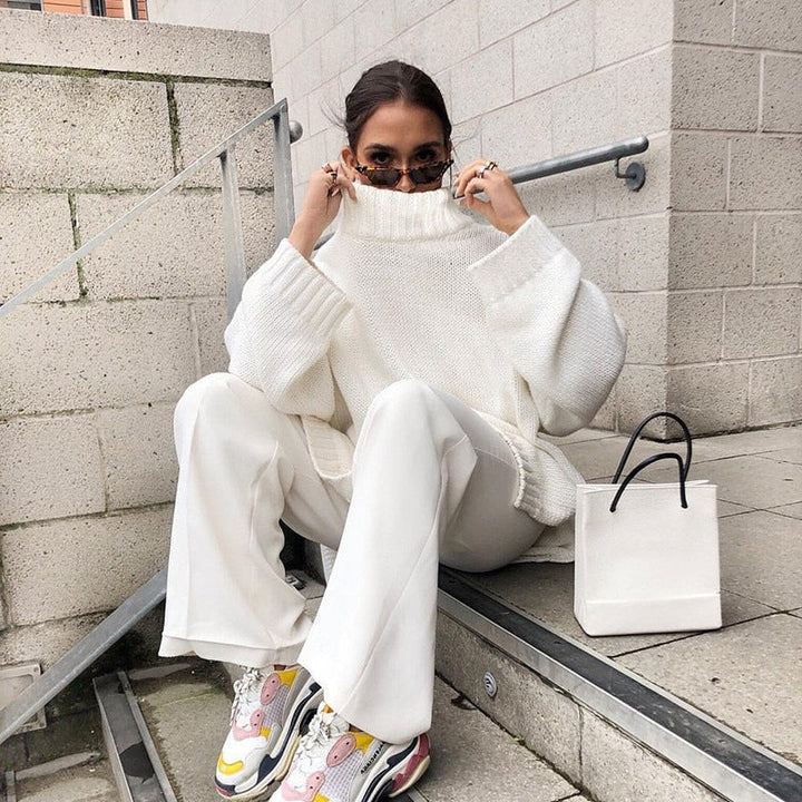 Lune London | Torn turtleneck sweater
