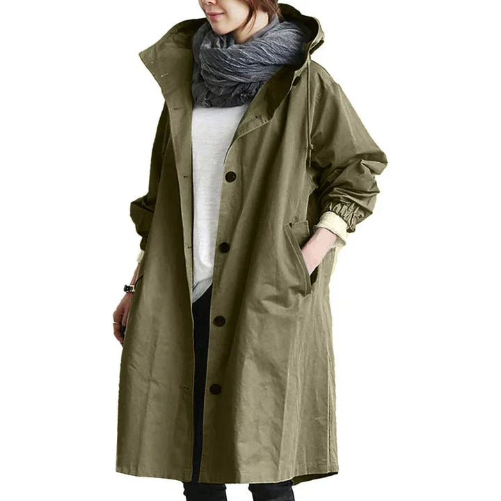 Lune London | oversized parka jacket with hood rain jacket for women