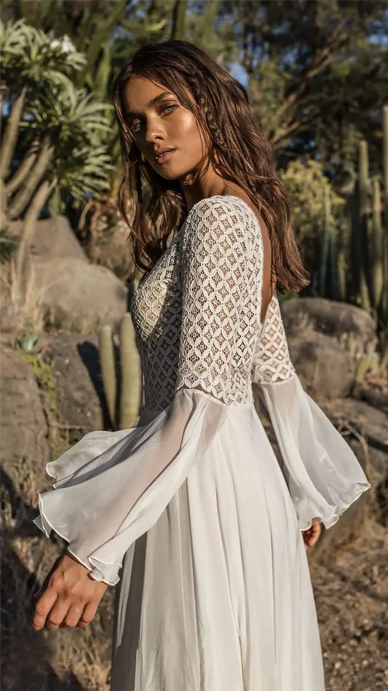 Lune London | White Dress In Boho Style