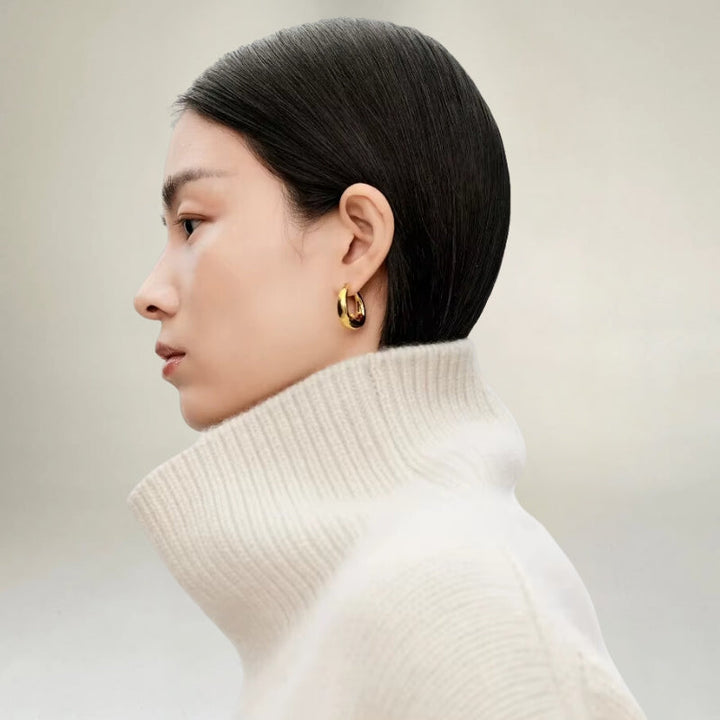 Lune London | Turtleneck Sweater - Knitted Wool Blend - Oversized Fit - Soft and Warm