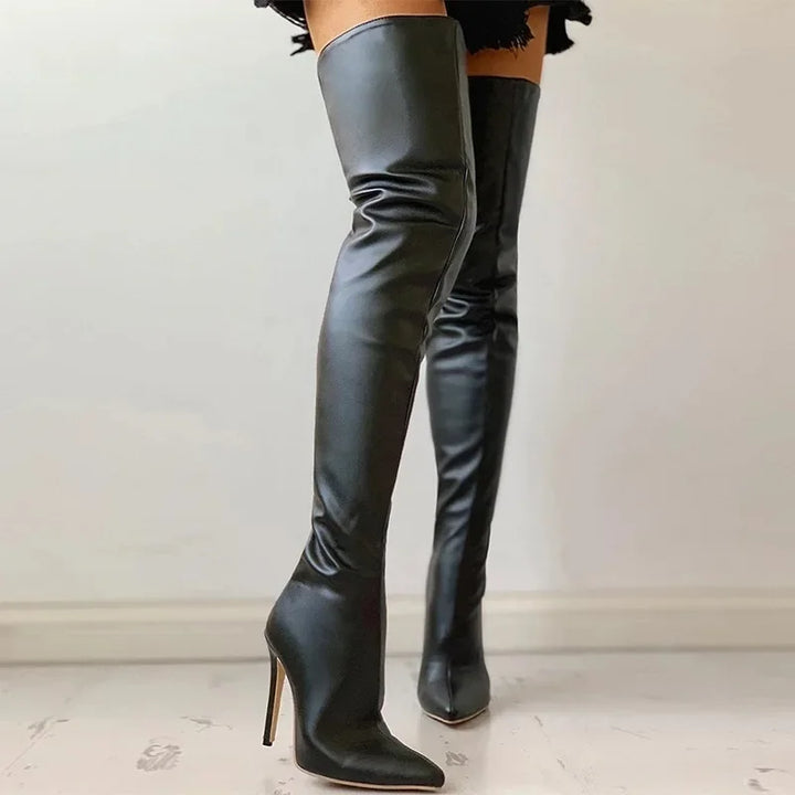 Lune London | Thigh-high Fashion Boots Stiletto Heel