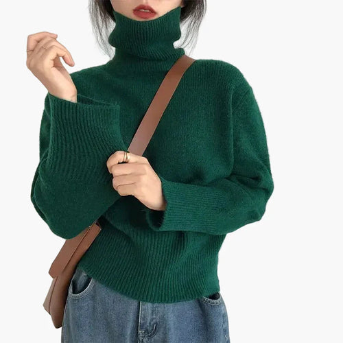 Amarae | Turtleneck Sweater - Trendy Knit Sweater for Autumn Winter for Everyday and Leisure