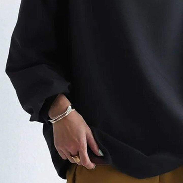 Lune London | Elegant Loose-Fit Turtleneck Blouse