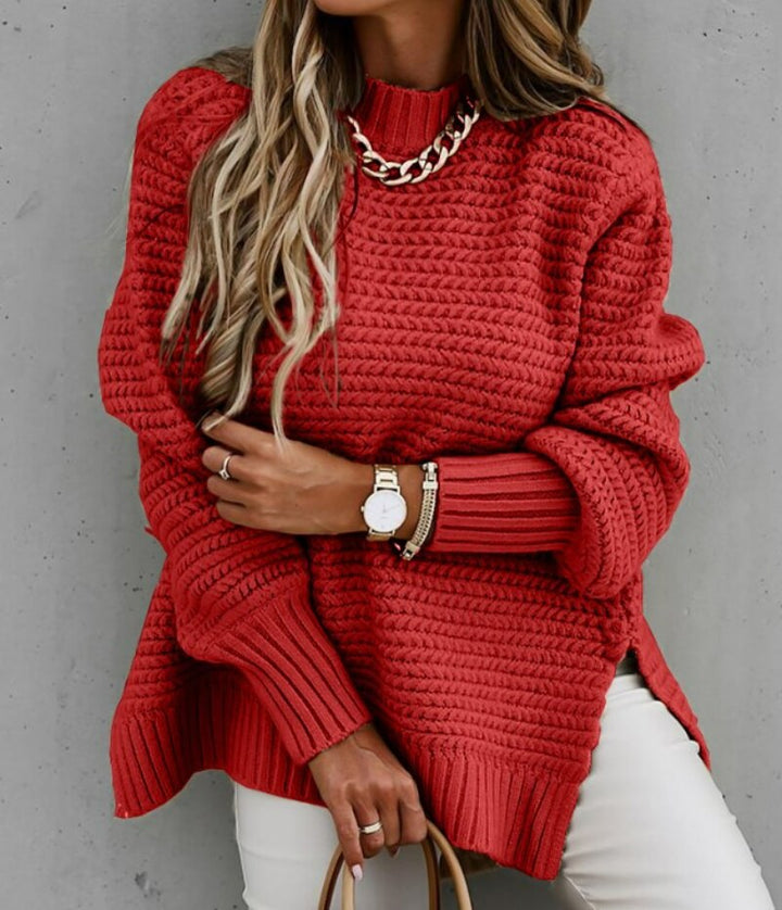 Lune London | Knit Sweater - Oversized Fit - Crew Neck - Long Sleeves - Soft and Comfortable