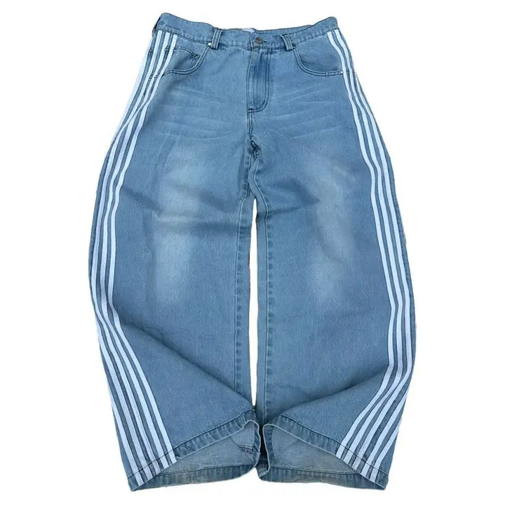 Men’s High-Waisted Baggy Jeans with Vintage Look for Everyday | Lune London