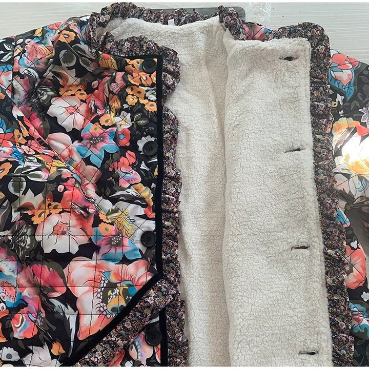 Lune London | Floral Quilted Coat
