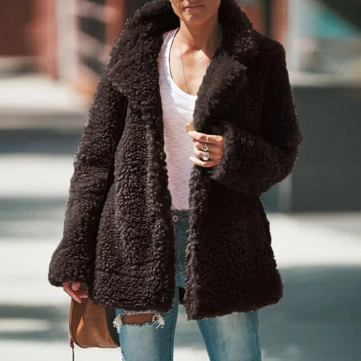 Lune London | Warm fleece coat - Beige - Comfortable and fashionable