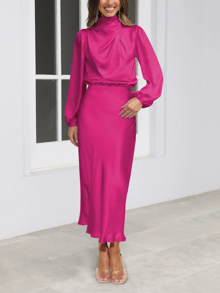 Lune London | Long satin dress